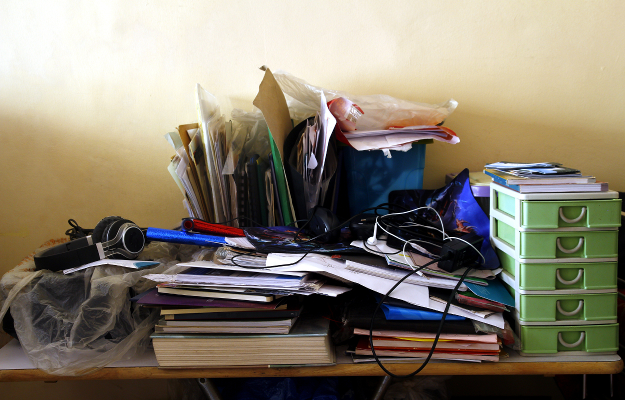 Cluttered Desk